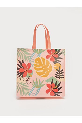 LC Waikiki LCW ECO Baskılı Alışveriş Çantası