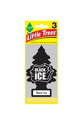 Little Trees 3 قطع من معطر الثلج BLK