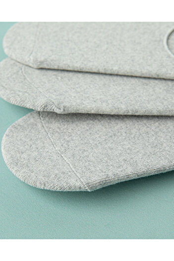 English Home Мъжки комплект от 3 сиви балерини Max Cotton