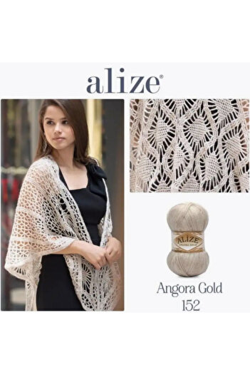 Ravepi Collection Alize Angora Gold 5 Pack - White/100 g - 550 m