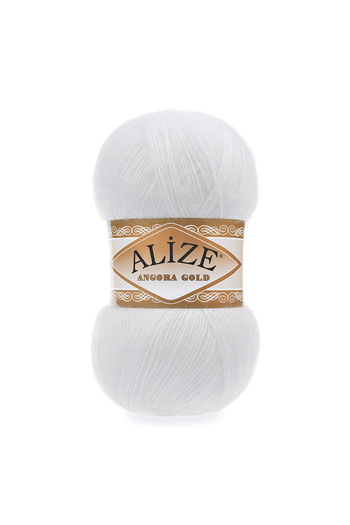 Ravepi Collection Alize Angora Gold 5 Pack - White/100 g - 550 m