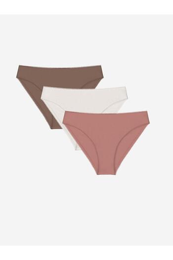LC Waikiki LCW DREAM Plain Bikini Panties 3 Pack
