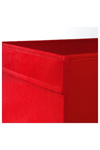 IKEA Kulplu kutu, oyuncak kutusu, organizer, Genişlik: 33 cm  Derinlik: 38 cm  Yükseklik: 33 cm