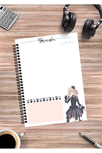 mertfigur Project Sekai Akiyama Mizuki Anime Spiral A5 Notebook - 50 Sheets