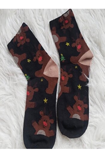 Black Arden Socks Renkli Desenli Günlük ve Şık Kombinler 5'li soket çorap