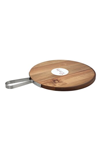 Bien Servi Round Acacia Tray with Handle 30cm