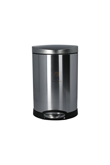Simplehuman Step-On Semi Round Stainless Steel Trash Can 6 Liter