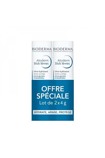 Bioderma Autoderm Lip Balm, set of 2*4 g