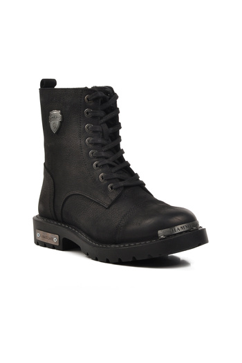 Hammer Jack Μαύρα ανδρικά μποτάκια Nubuck