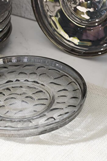 Perotti Ringo Stone Smoked 6 Pcs 13 cm Tea Plate