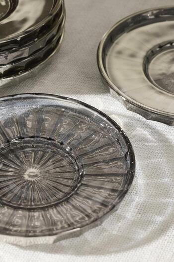 Perotti Ringo Line Smoked 6 Pcs 13 cm Tea Plate