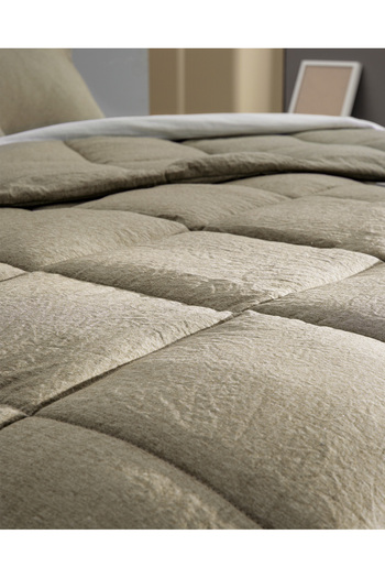 Madame Coco Khaki Colored Meleni Single Comforter Set