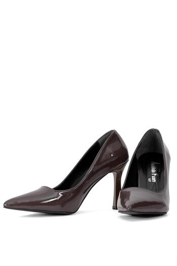 Ayakkabı Fuarı Elit Mst1383R Kadın Stiletto Kahverengi