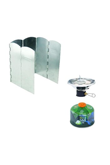 Orcamp No Wind Siboplu Kartuş Ocak+230 gr Tüp+Rüzgarlık ORC-001-C1