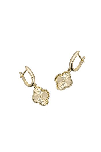 Altın Nesil Vaan Cleef Model Klasik Altın Küpe