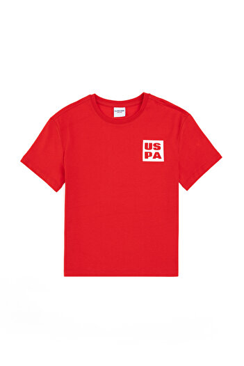 U.S. Polo Assn. Erkek Çocuk Kırmızı Basic Tişört 50295447-VR030