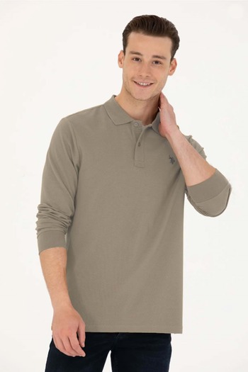 U.S. Polo Assn. Πόλο Η.Π.Α 1926879   Ανδρικό φούτερ Regular Fit - K.KHAKI - XXL - ST07960-K.KHAKI-XXL