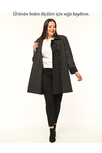 Laden Large Size Knitwear Steel Knitted Wool Mother Cardigan - Long and Thick Winter Cap