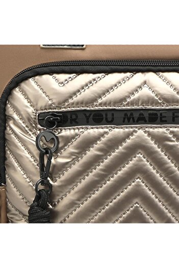 SMART BAGS Γυναικεία τσάντα ώμου Shiny Fabric Cross Strap 3248