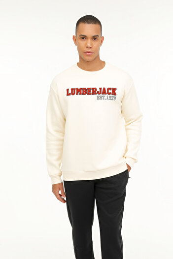 lumberjack ML UNEG 16TY-505 3PR Ecru Men's Sweatshirt