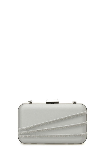 Nine West WENDY 4PR Silver Women's Clutch - Comfortable Design