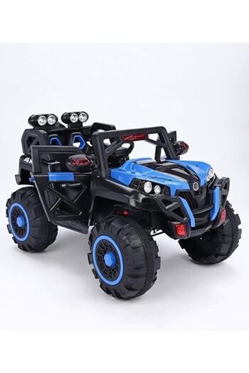 ALBADER Kids Can Sit On Children's Electric Car Large Remote Control Car, Ride On Toys, Jeep Design