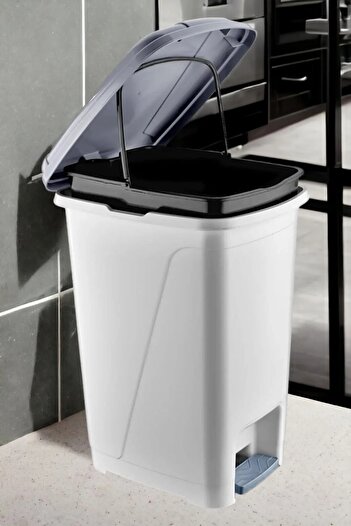 Citim 25 Liter Inner Bucket Slim Pedal Trash Can Gray
