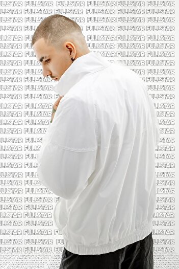 Nike Windrunner Loose Fit Men Jacket Півзастібка на блискавці, вільний крій, чоловіча куртка без підкладки, біла