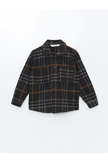 LC Waikiki Plaid Boys' Shirt Jacket