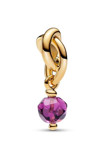 Pandora Kesme Yüzeyli Mor Sonsuzluk Sarmalı Sallantılı Charm
