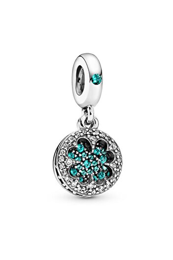 Pandora Flamboyant Four Leaf Clover Dangle Charm