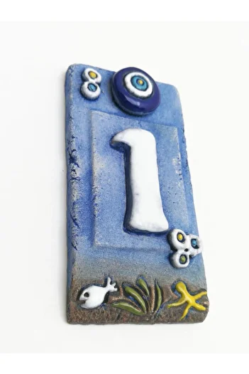 SUME Special Design Ceramic 1 Door Number Door Accessory