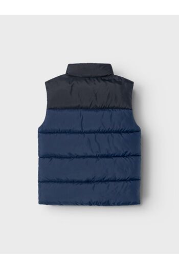 name ıt Stand Collar Navy Blue Boy's Puffer Vest13228724