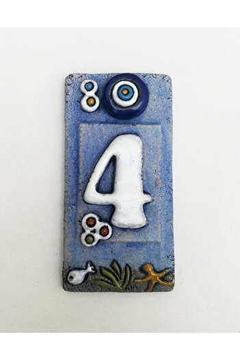 SUME Special Design Ceramic 4 Door Number Door Accessory