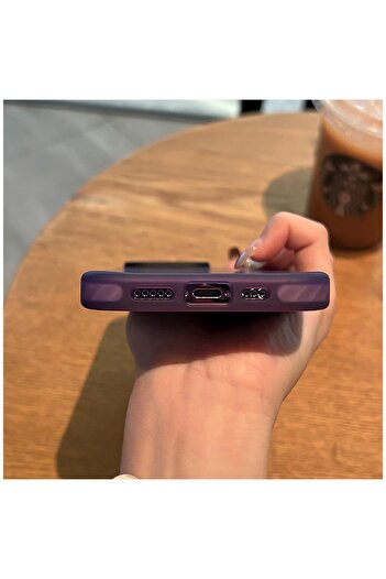 Zebana Apple iPhone 14 Pro Max Uyumlu Kılıf Airbag Fundas Silikon Kılıf Sierra Mavisi