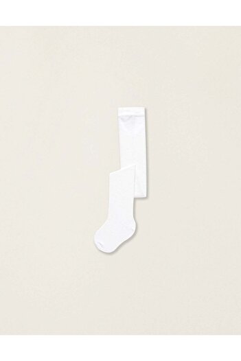 Ziddy KNITTED TIGHTS WITH ANTI-PILLING FOR BABIES WHITE