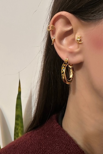 Okko Store Leopard Print 2-Piece Earrings