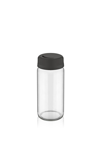QLUX IDEAS Glass Spice Rack Set of 2 - Adjustable Lid and Salt Shaker Pepper Shaker 2X 245Cc