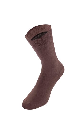 ERDEM İÇ GİYİM Weweus Brown Micro Modal Winter Men's Socks 915
