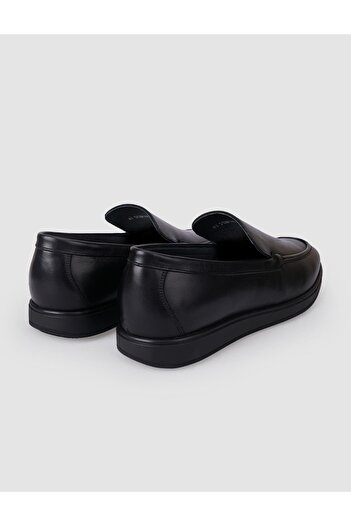 Cabani %100 Hakiki Deri Siyah Erkek Loafer