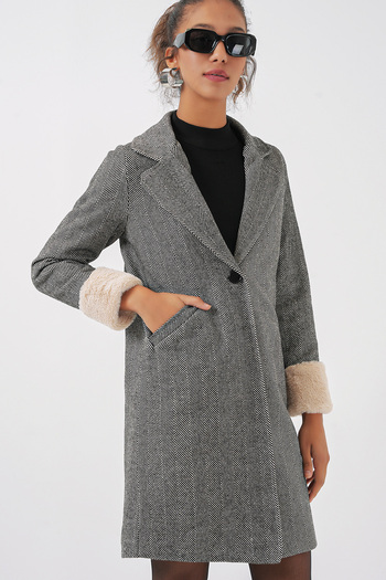 Bigdart 9085 Fish Back Cashew Coat - C.Black