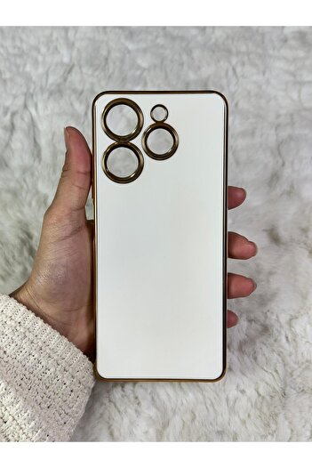 Vip Case Tecno Spark 10 Pro - Dirt-Repellent Wipeable Glossy Camera Protection Silicone Bark Case