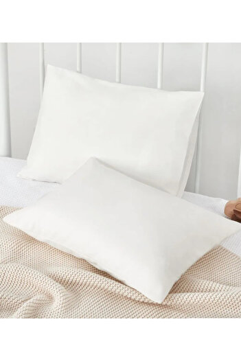 GERCELLA %100 Naturel Cotton (pamuk) 2 Adet 35x45cm Yastik Kilifi Pi̇llow Case For Baby