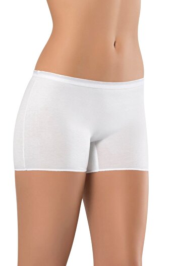 ERDEM İÇ GİYİM White Erdem Underwear Cotton Elastane Boxer