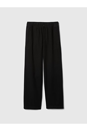 GAP Erkek Çocuk Siyah Houndstooth Desenli Pantolon