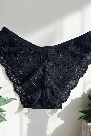 BLİSS WEAR FASHION Chiloți din dantelă pentru femei, 4 piese