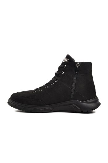Pierre Cardin Black Nubuck Men's Boots