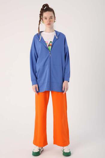 ALLDAY Parliament-Zip Sweat Cardigan