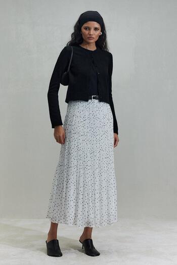 Suud Collection Black Jenny Buttoned Cardigan