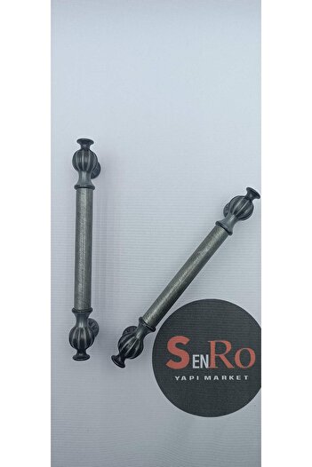 senRo yapı Market 192 mm (19,2) cm SILVER ANTIC TIBETAN MĂRIMEA DEMĂRIME CU DOUĂ ȘURUBURI MĂRIMEA                  MĂR